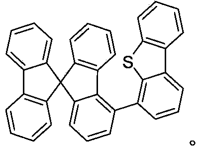 Dibenzothiophene unit-containing blue light phosphorescent body material, preparation method thereof and organic electroluminescent device