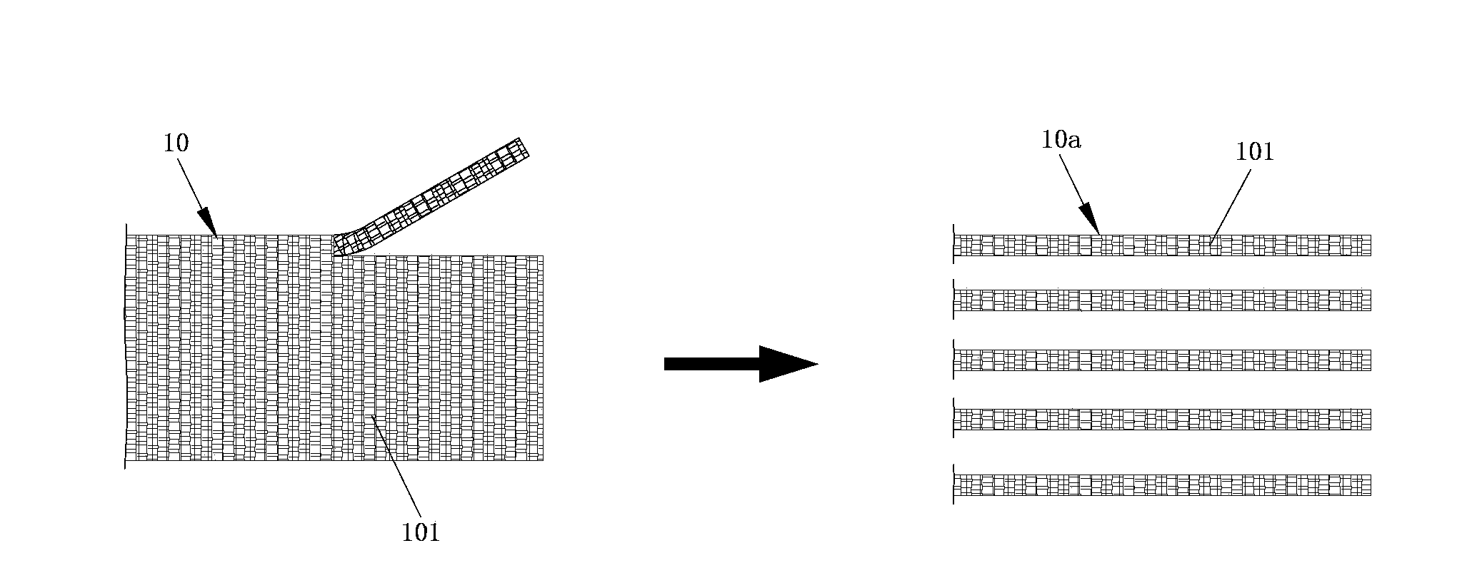 Electrostatic adsorption type upright cellucotton molding method