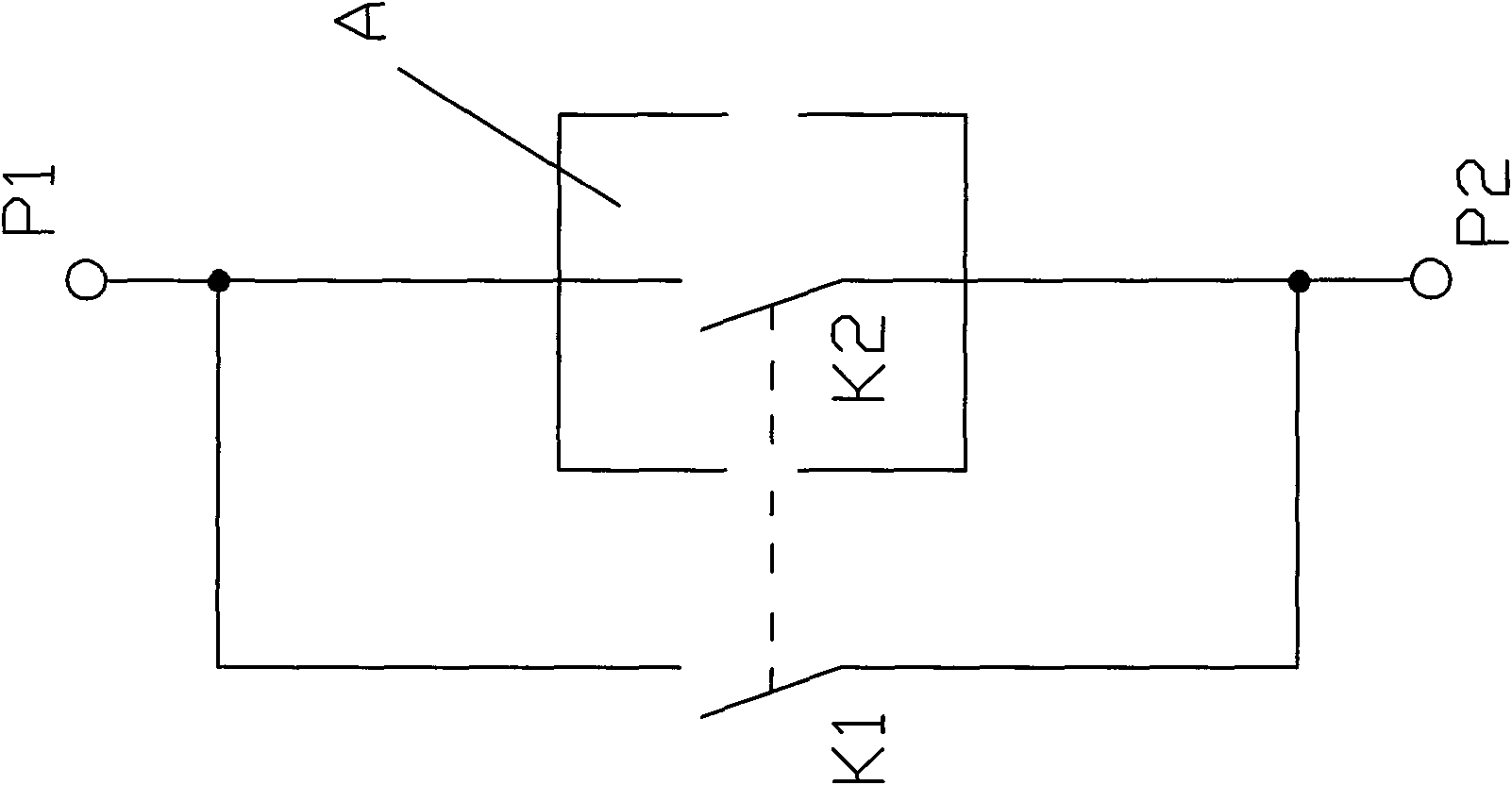 Arc-suppression circuit of alternating-current contactor and control method thereof