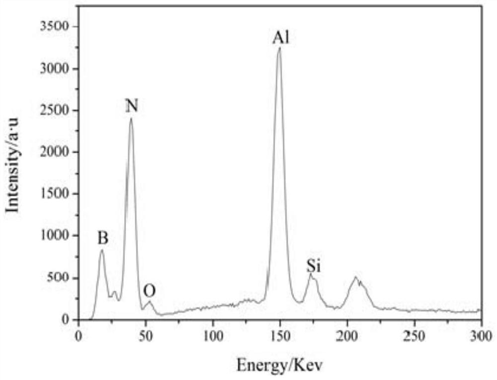 Preparation method of vertically-arranged boron nitride nanosheet film and material with surface provided with vertically-arranged boron nitride nanosheet film