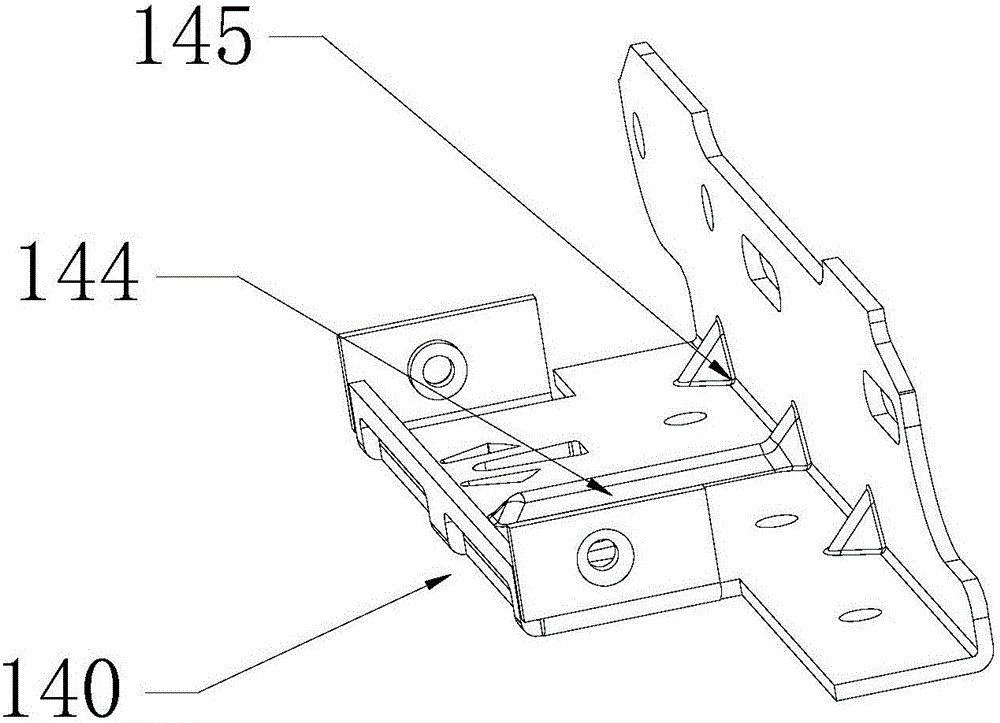 Sofa seat shaking underframe and assembly method thereof