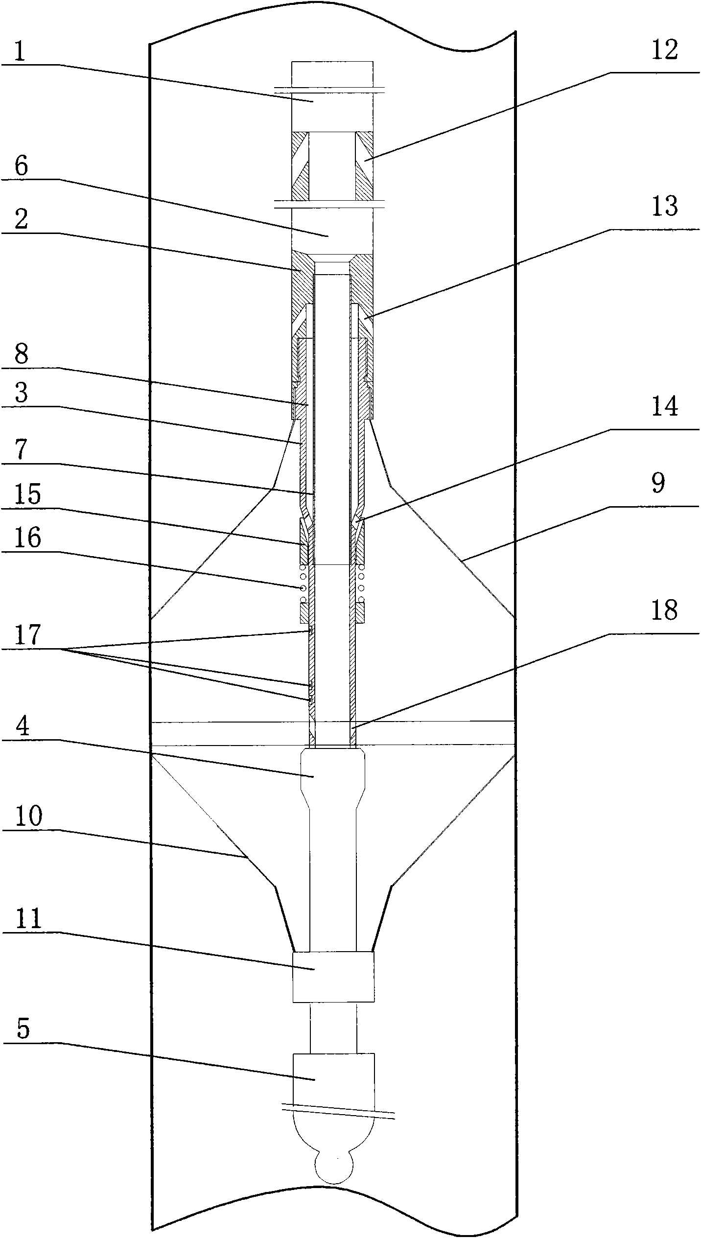 Stratification oil production logging instrument of low-yield liquid oil well