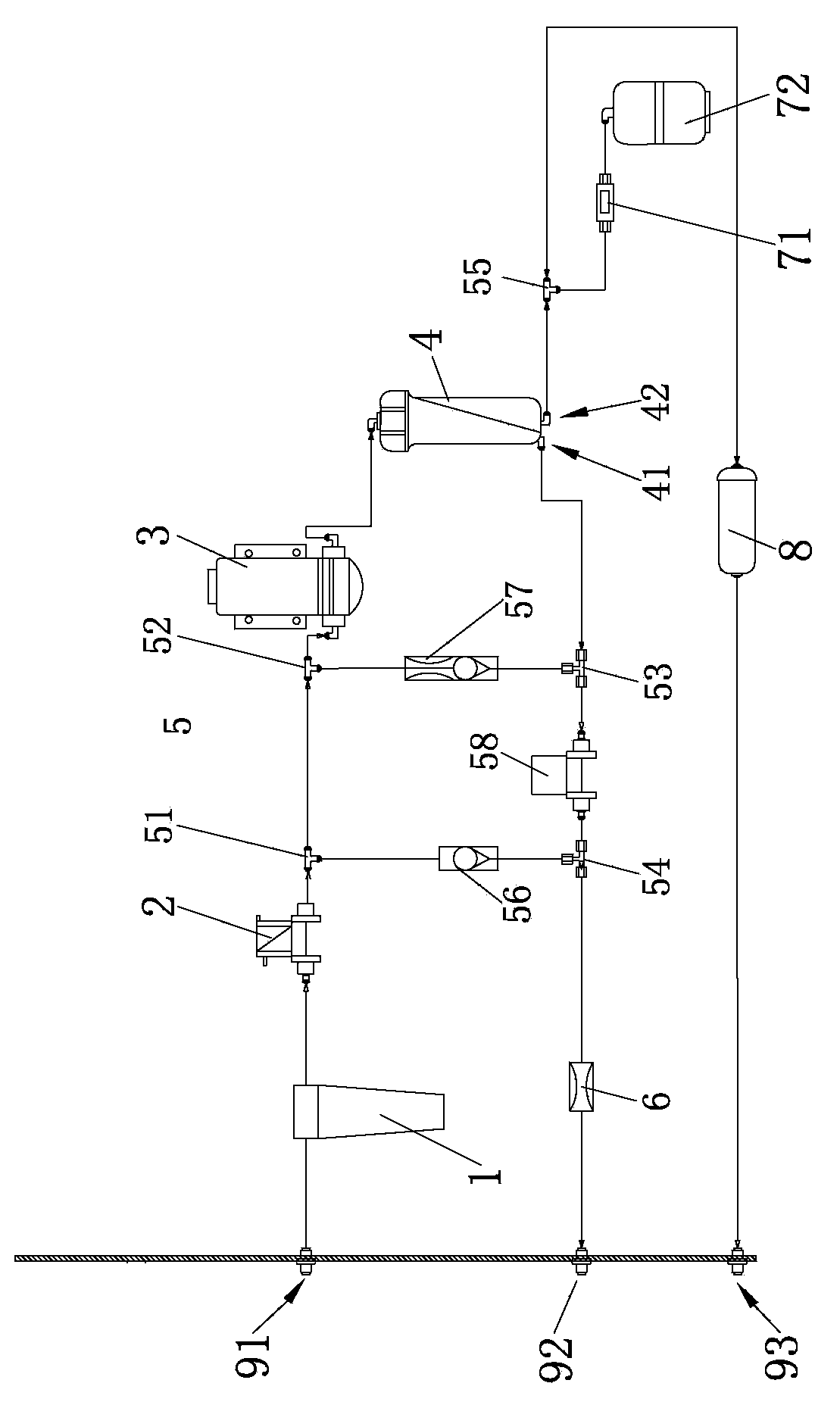 Dual-cycle reverse osmosis device and reverse osmosis treatment method