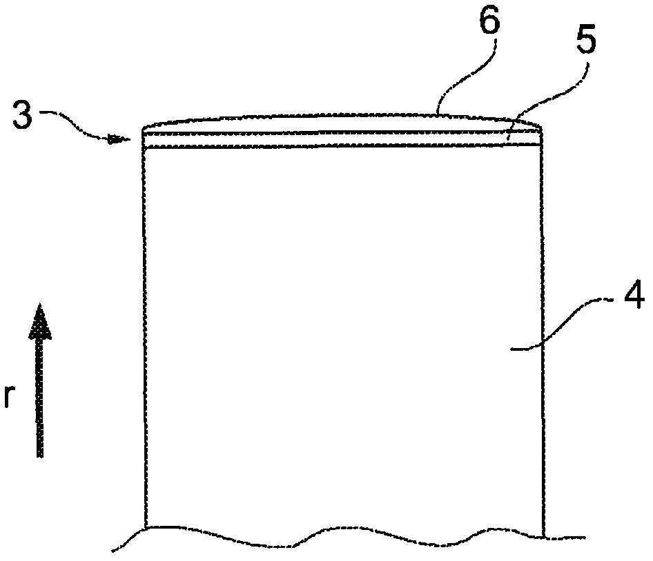 Abrasive single-crystal turbine blade