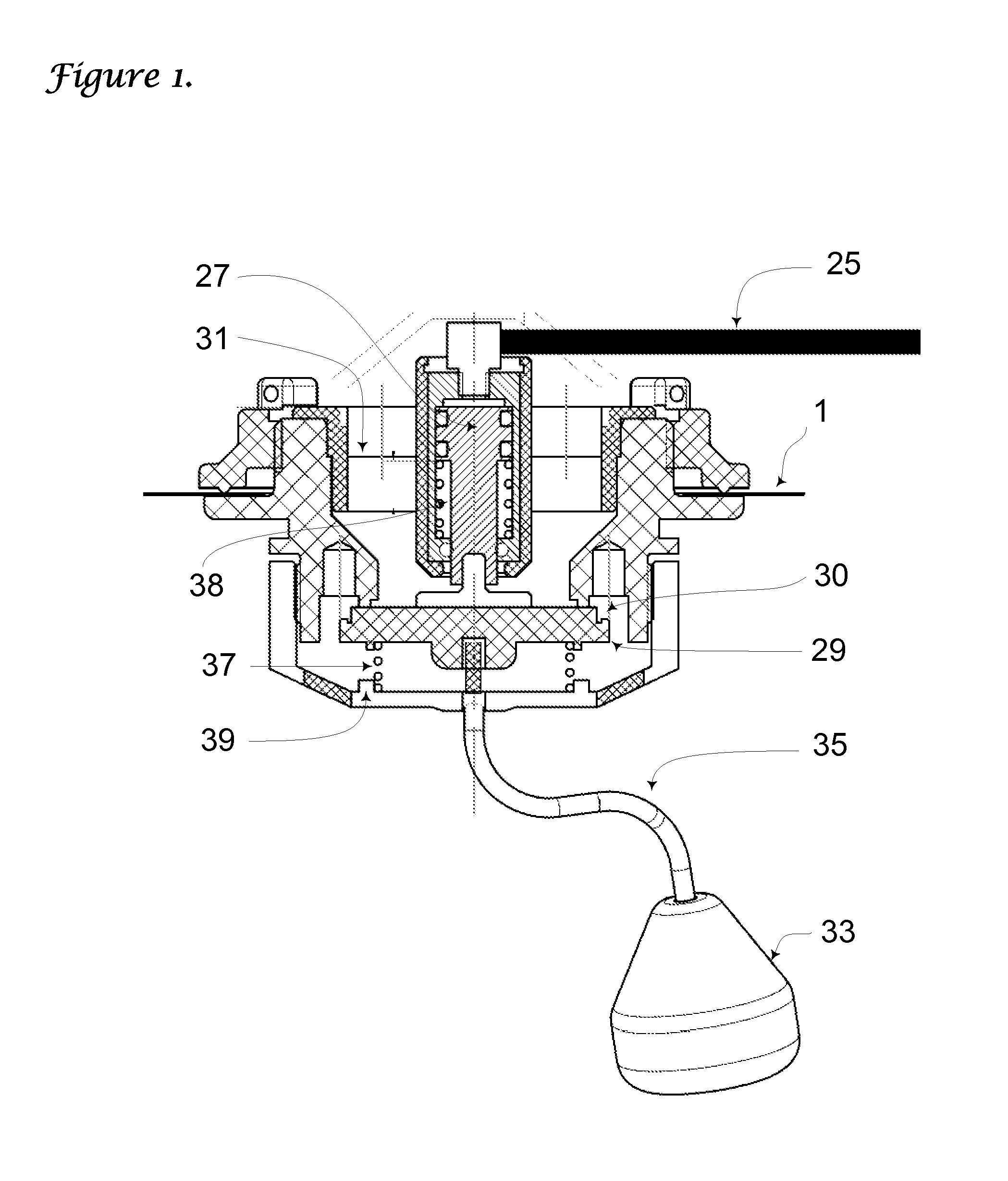 Vent Valve for Diver's Buoyancy Compensator