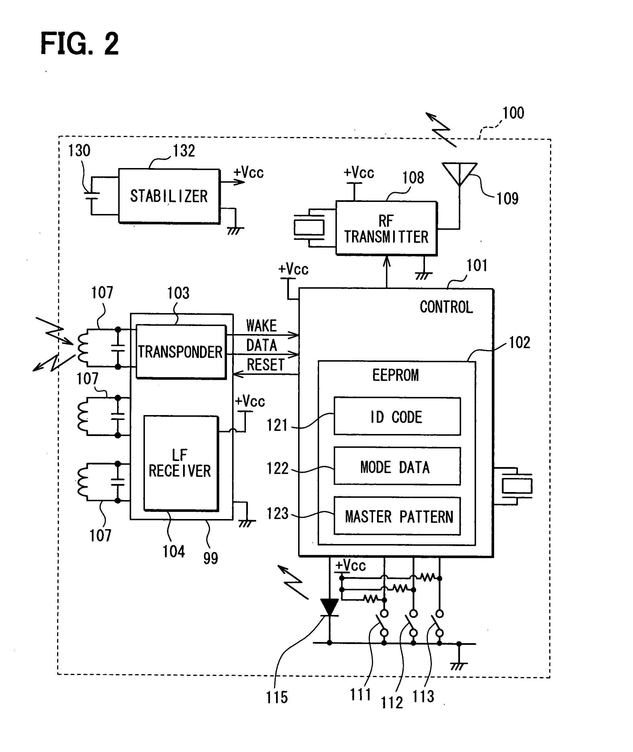 Wireless key and door remote control system