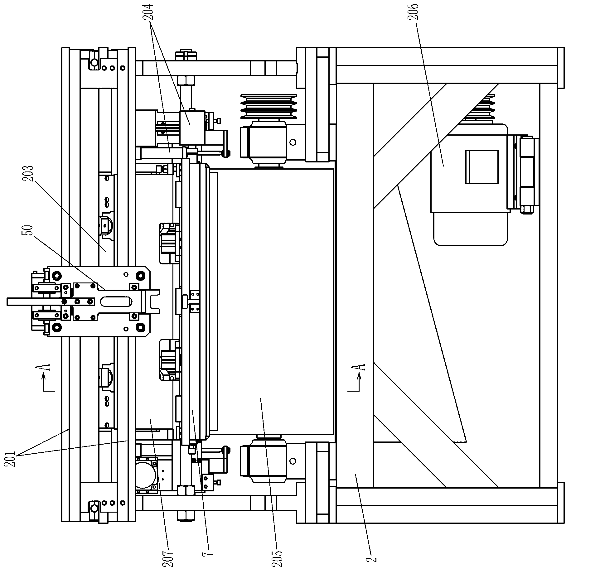 Automatic crystal blank grinding and polishing system and butt joint machine thereof