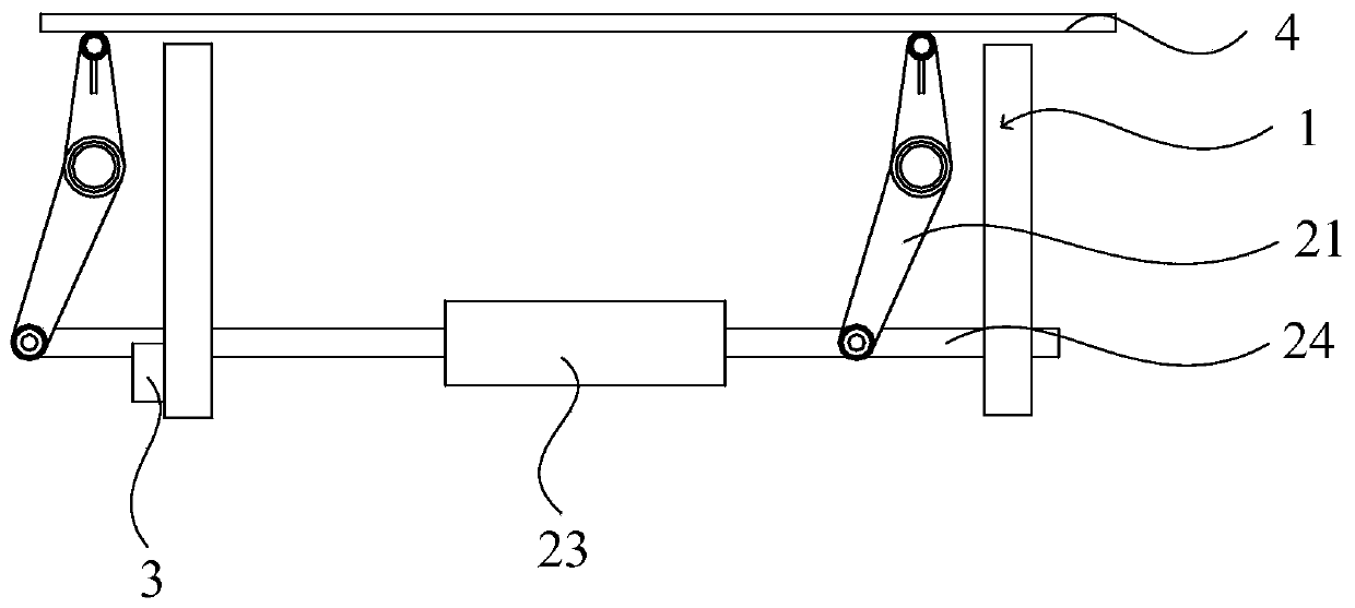 Material conveying mechanism and material conveying method