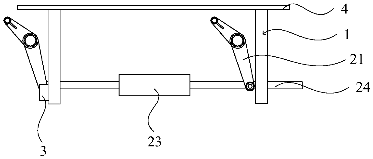 Material conveying mechanism and material conveying method