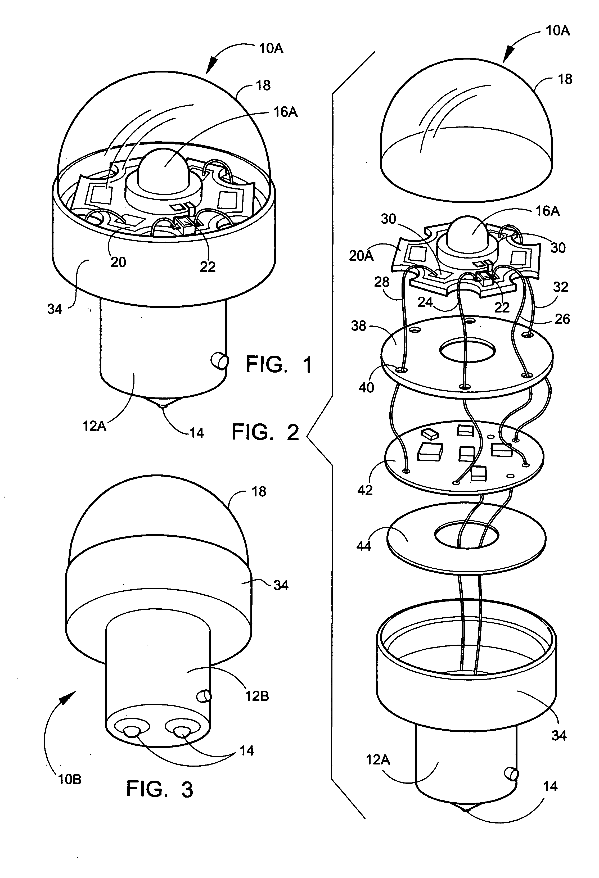 Sealed LED light bulb