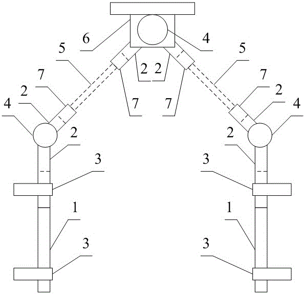 An automatic monitoring and alarm device for tunnel settlement and its application method