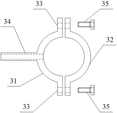 An automatic monitoring and alarm device for tunnel settlement and its application method