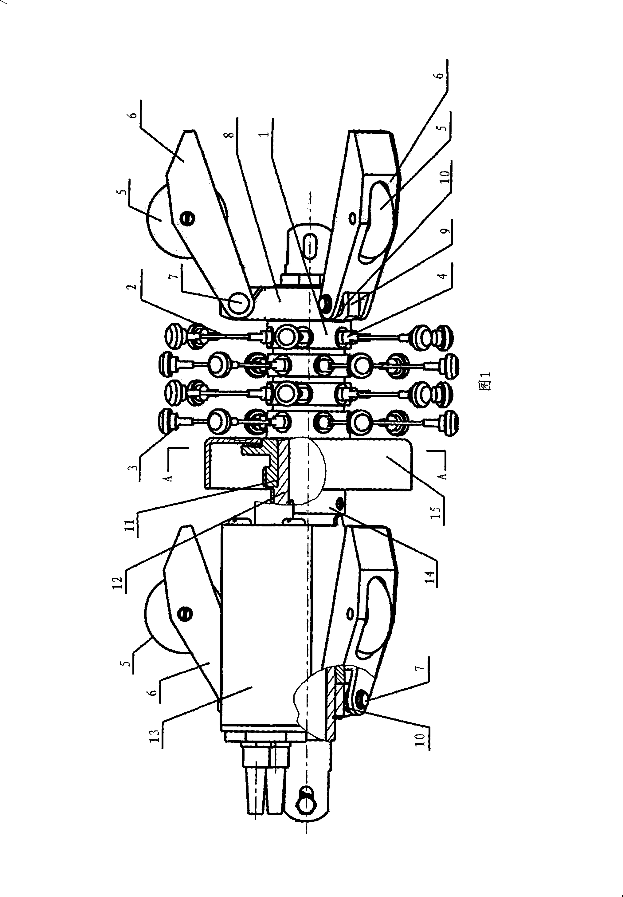 Sweeper for dredging underground pipeline