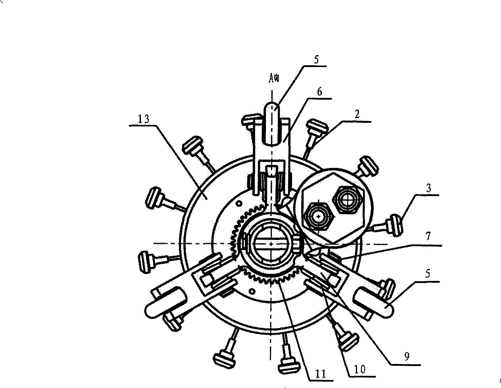 Sweeper for dredging underground pipeline