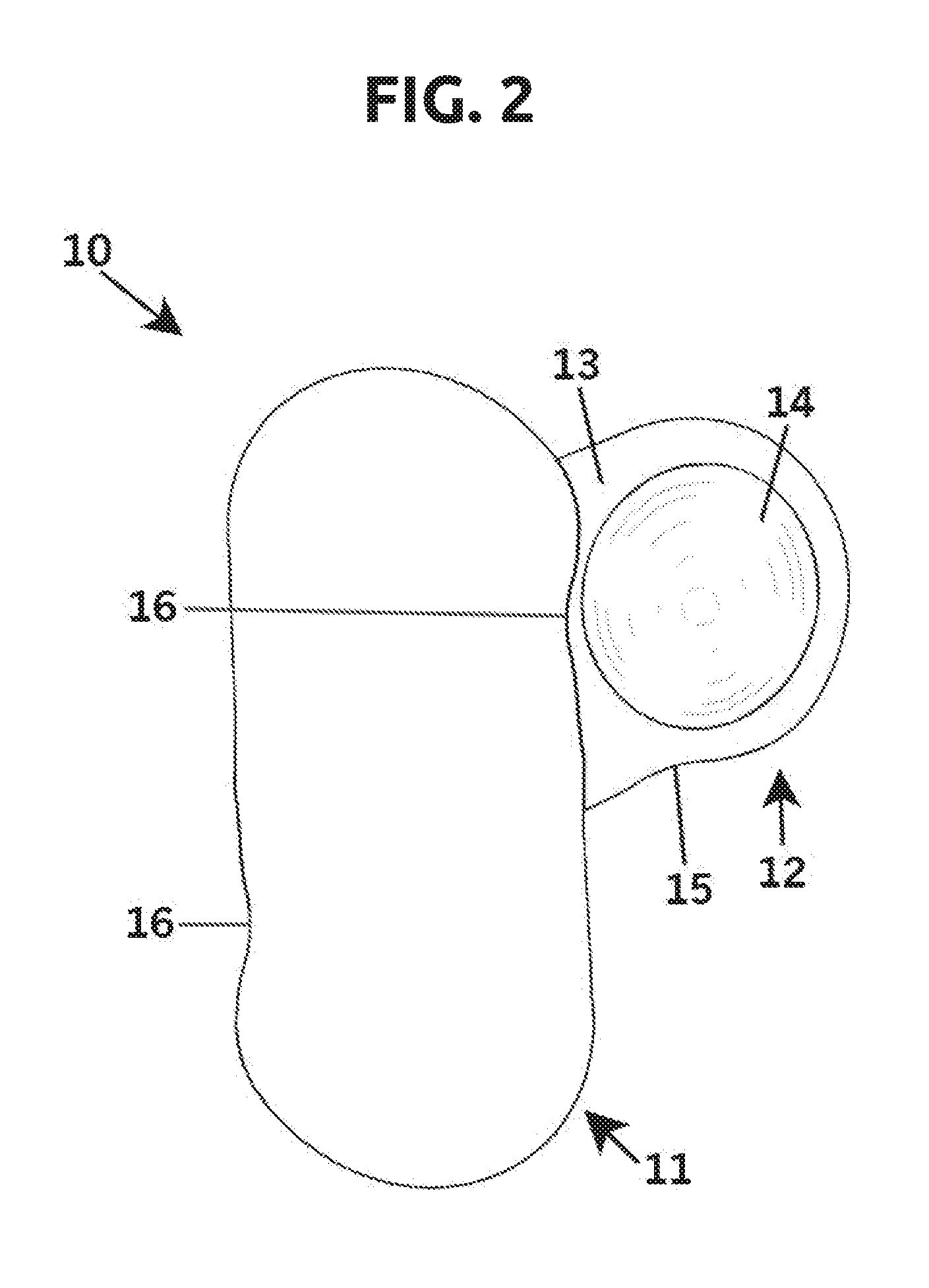 Contact lens case - single hand operation