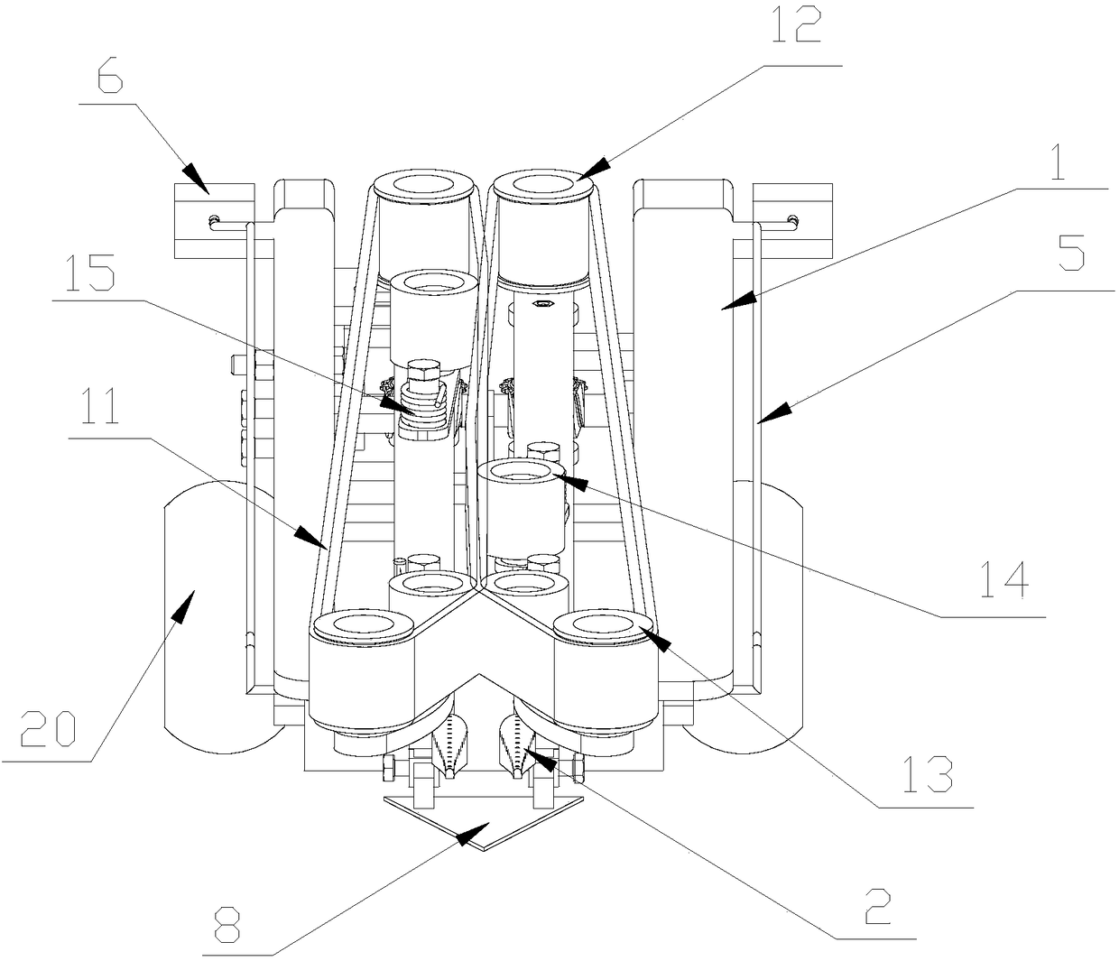 Multi-variety-adaptive leafy vegetable harvester and harvesting method