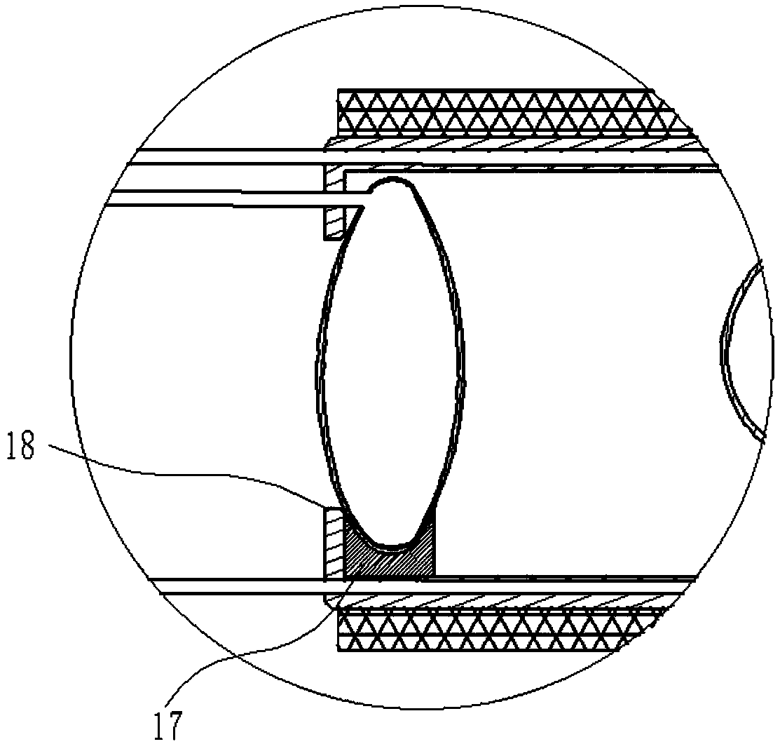 Minimally invasive catheter type synchronous cardiac auxiliary device and use method thereof