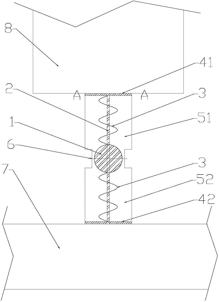 Damping impedance type pressure regulating device