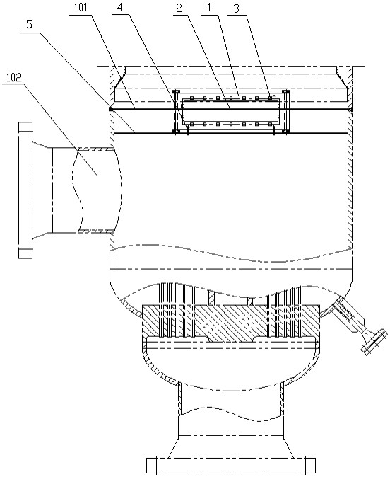 Welding seam shooting tool and process thereof