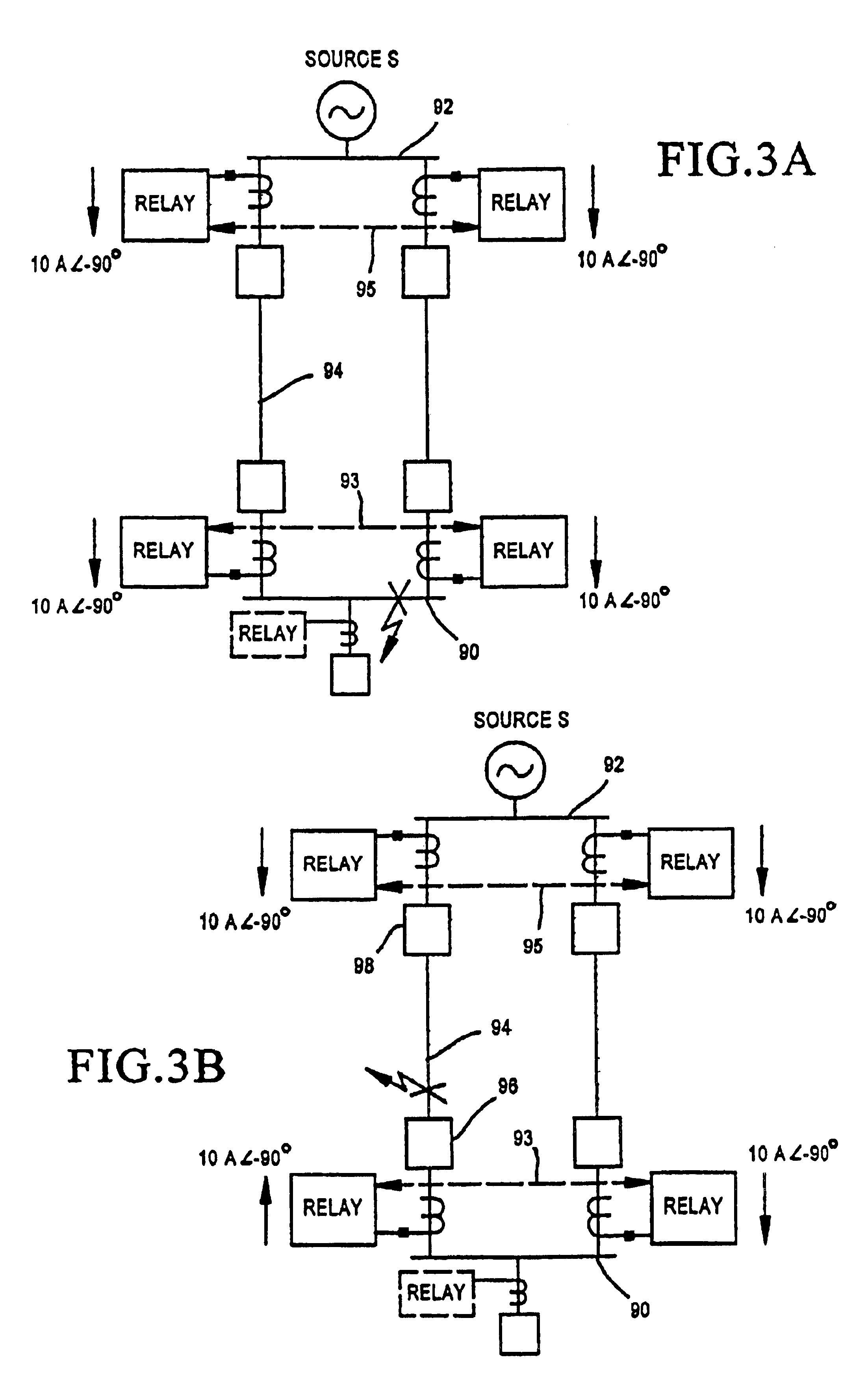 Bus total overcurrent system for a protective relay