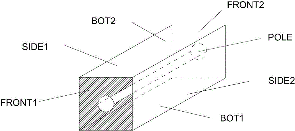 Combined filter employing ceramic resonator grooving and coupling mode