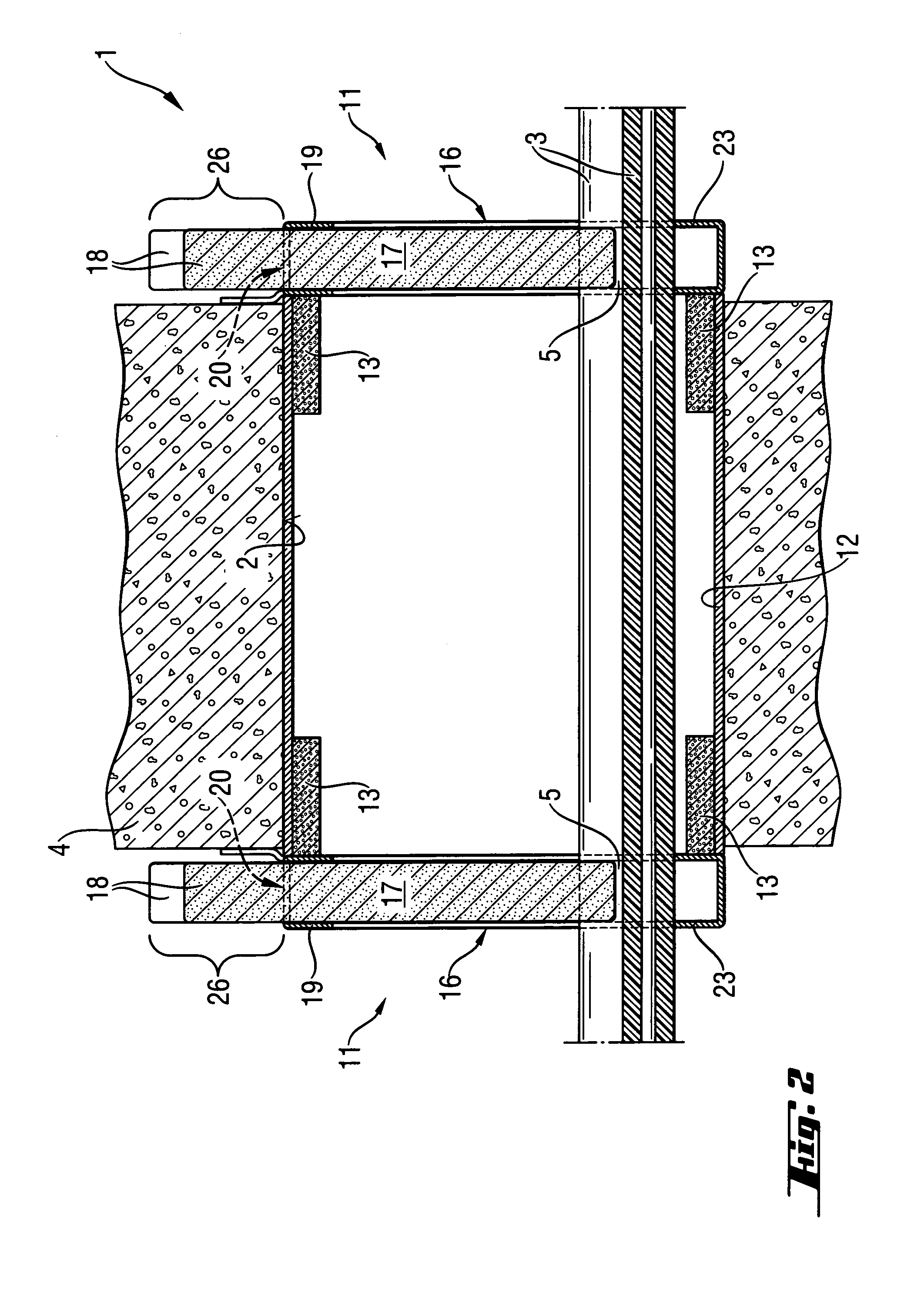 Device for closing an opening