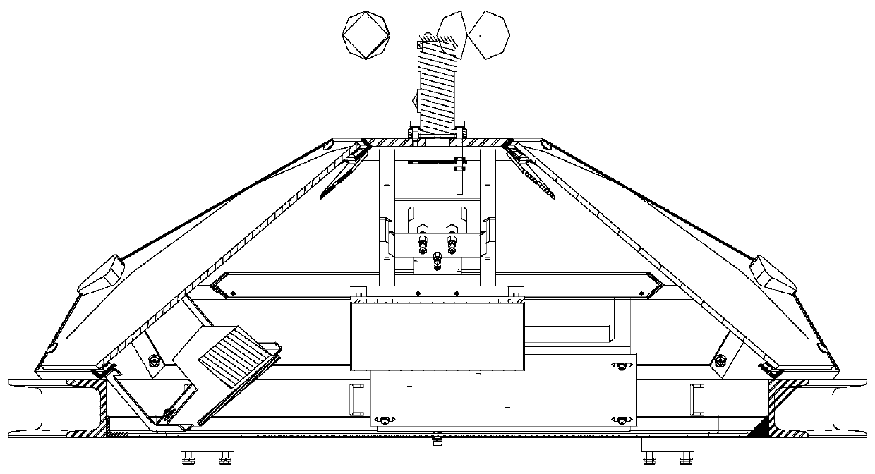 Outdoor Engineering Measuring Rain Sensing Structure