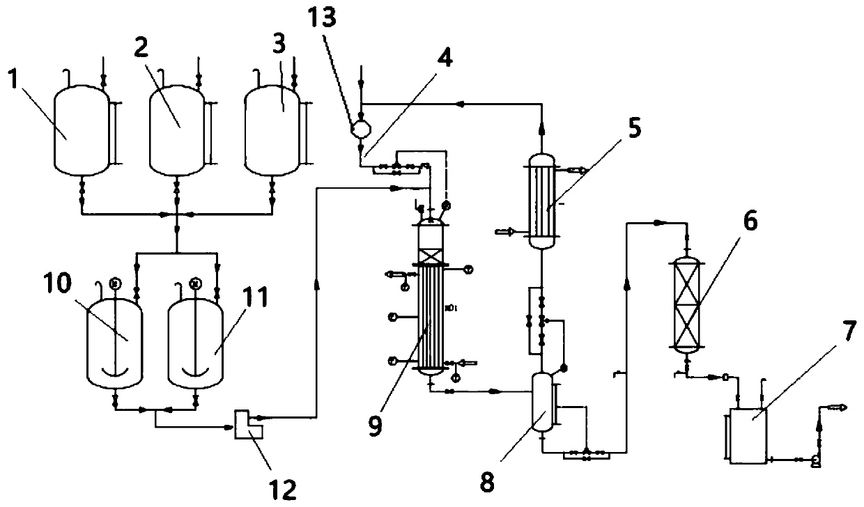 Apparatus and method for producing 3-acetyl-1-propanol by continuous hydrogenation of 2-methylfuran