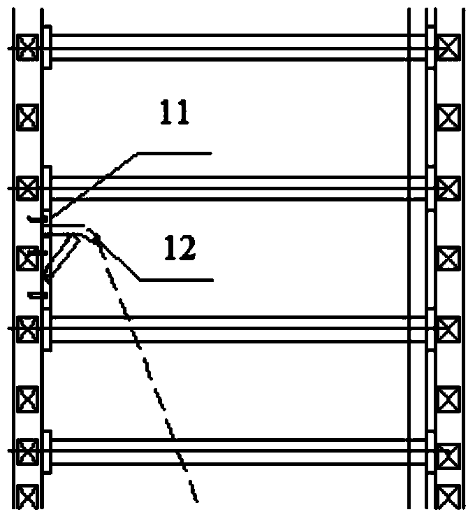 Safety control method for vertical shaft grab bucket hoisting system and control system of same