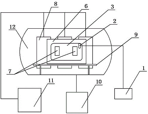 Calibration method for temperature and resistance value of cesium beam tube thermal resistor