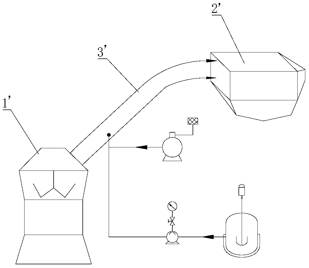 Active exciting agent atomization device for metal tailing grinding system