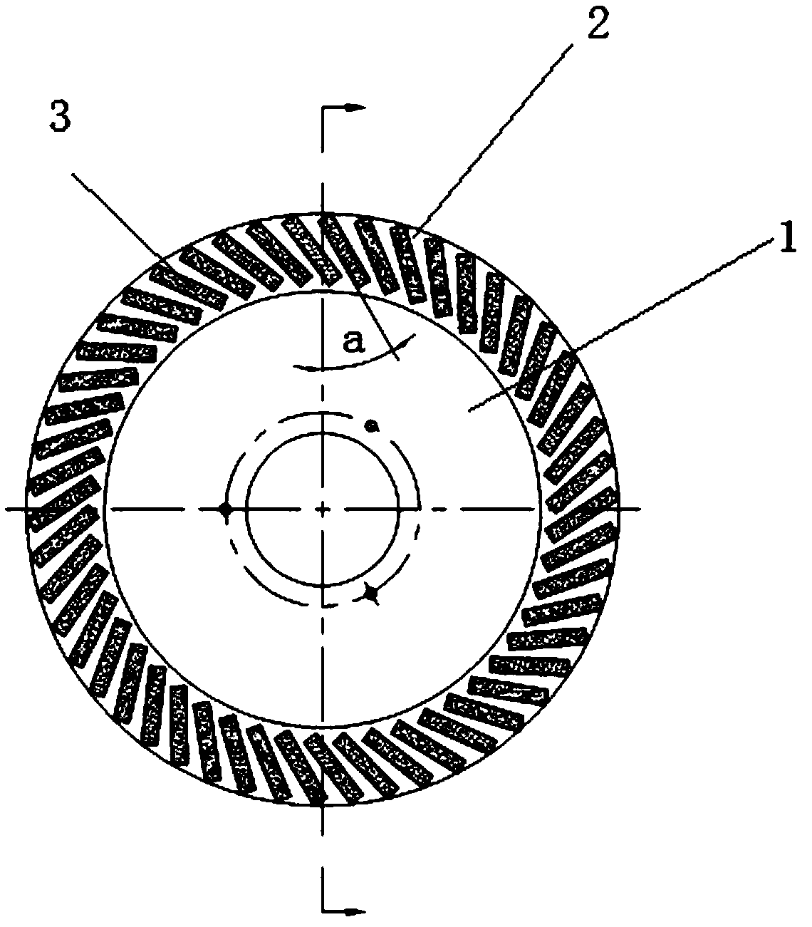 Ceramic bond diamond grinding wheel