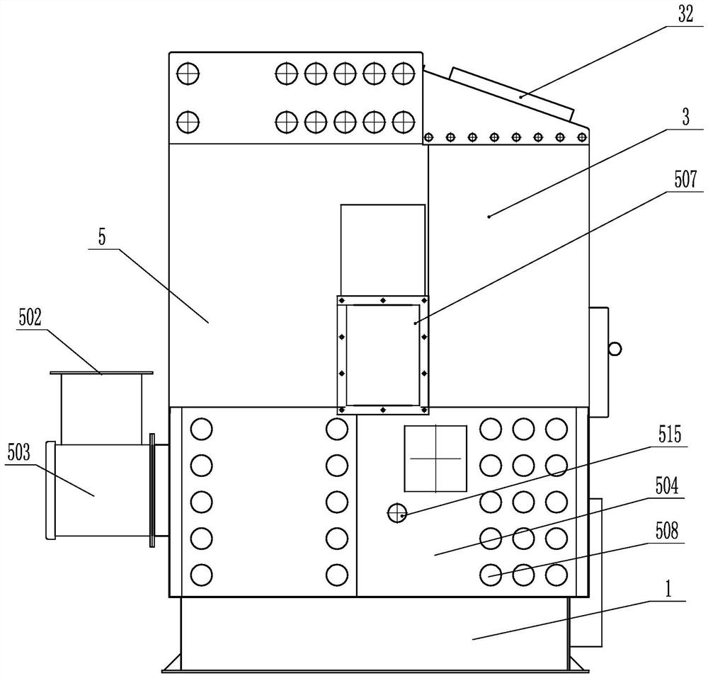 A kind of anti-firing hot air stove