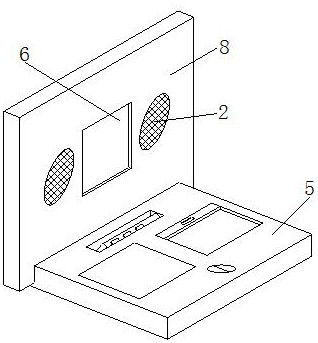 Multi-mode English teaching device for English teaching