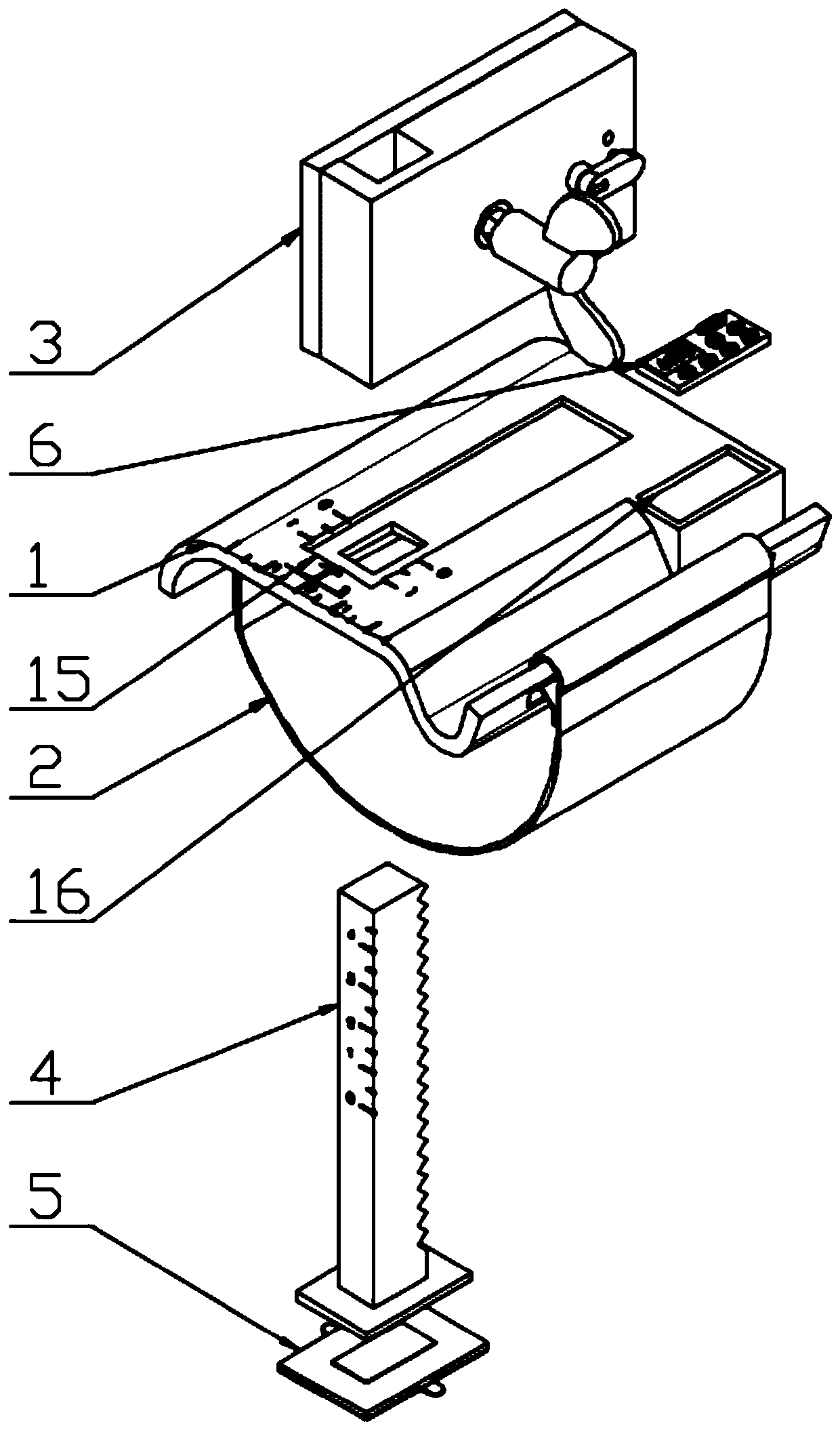 Self-locking radial artery compression hemostat