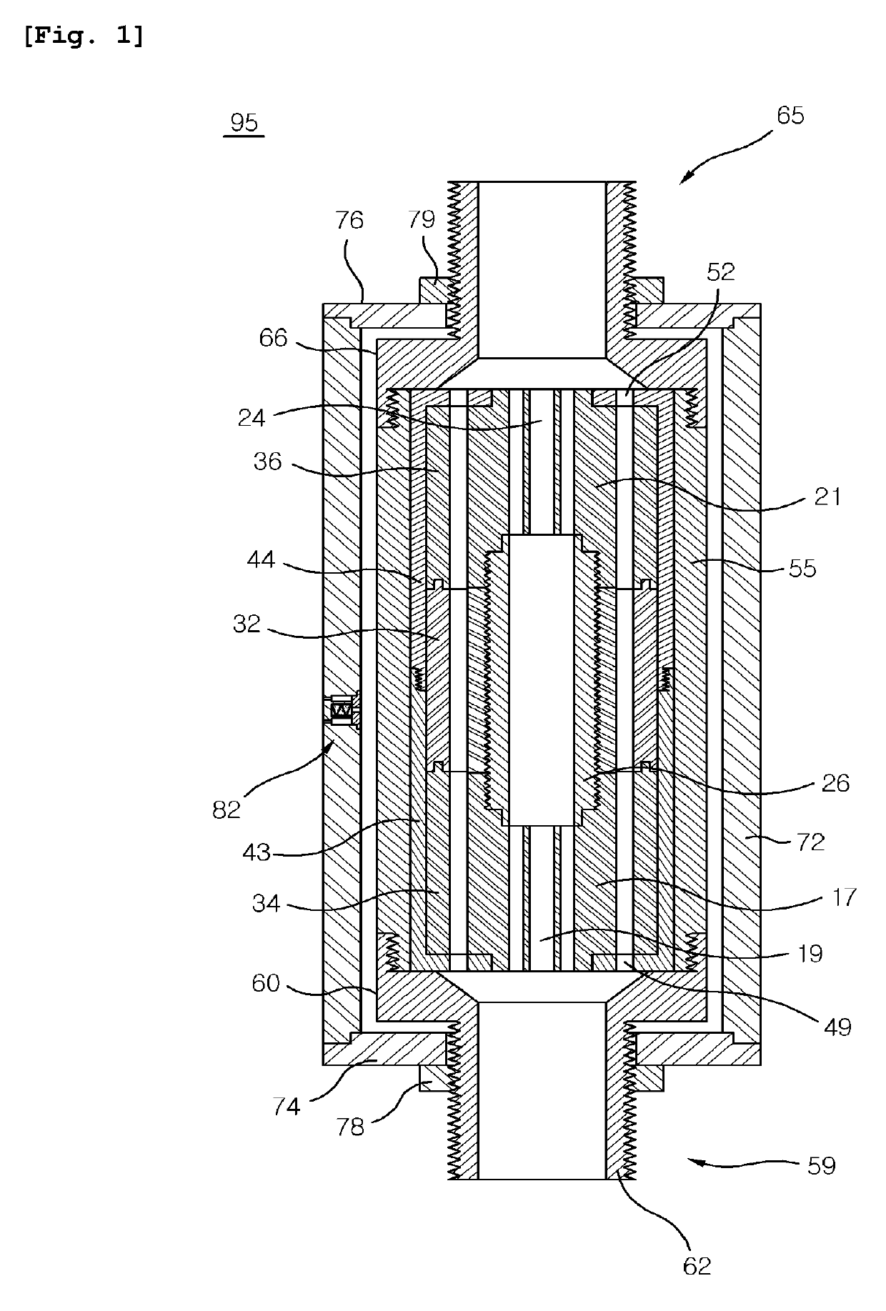 Water treatment apparatus producing no harmful substances