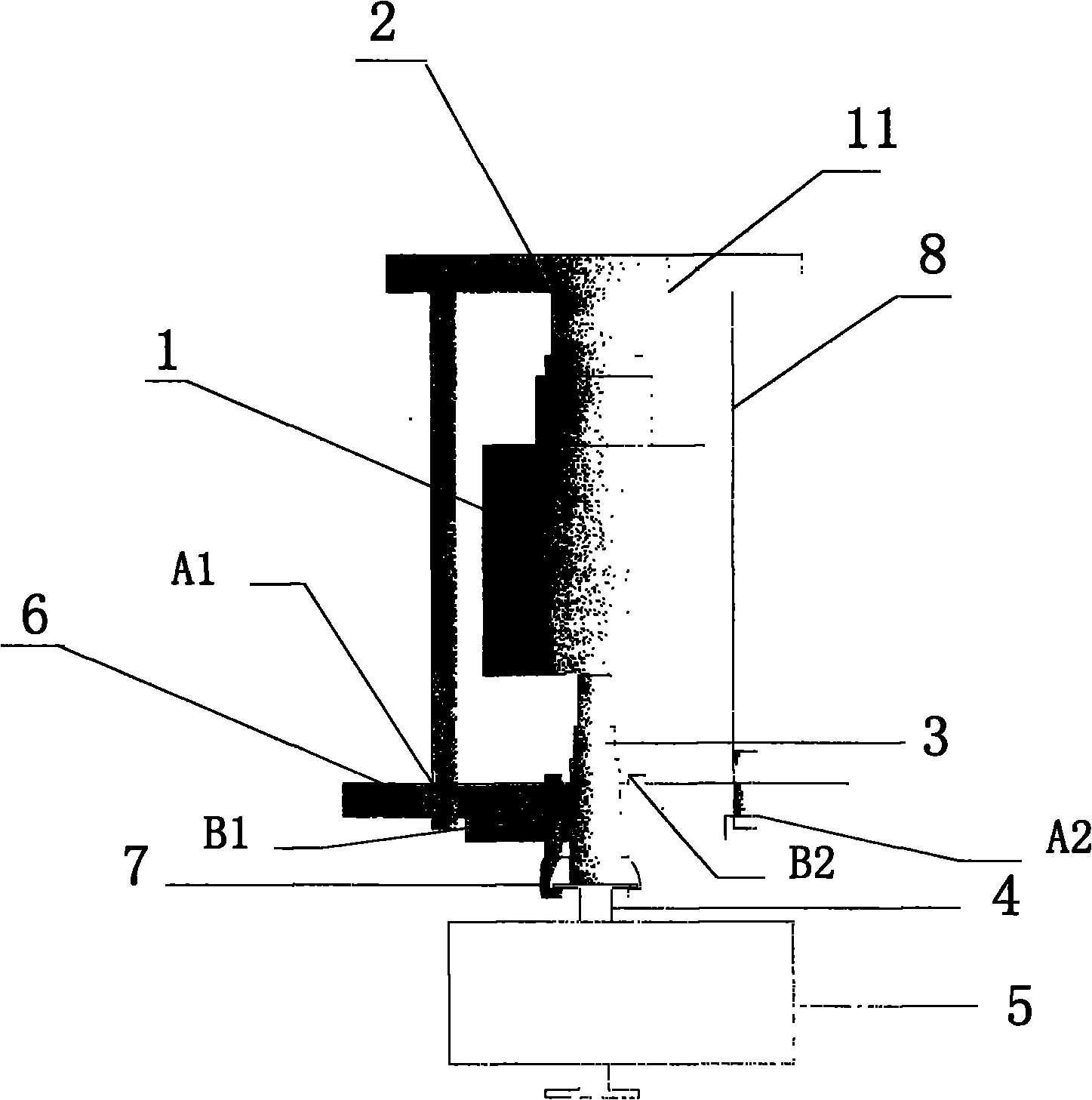 Device and method for correcting coke oven door knife edge