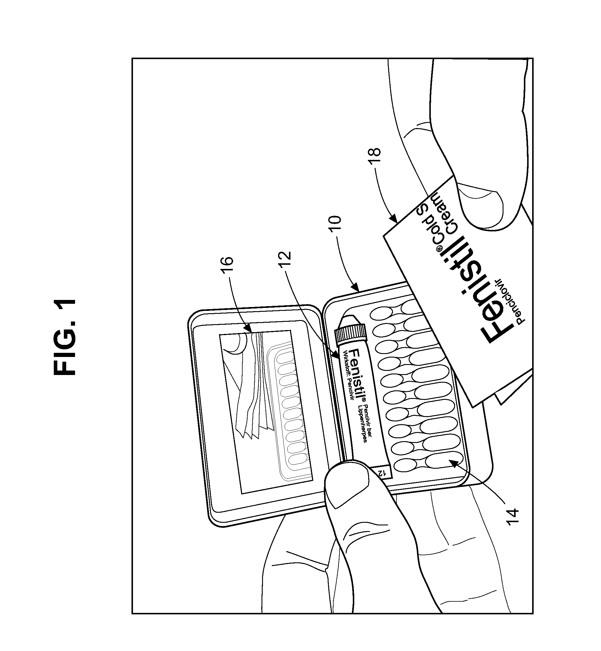 Kit for topical application of medication