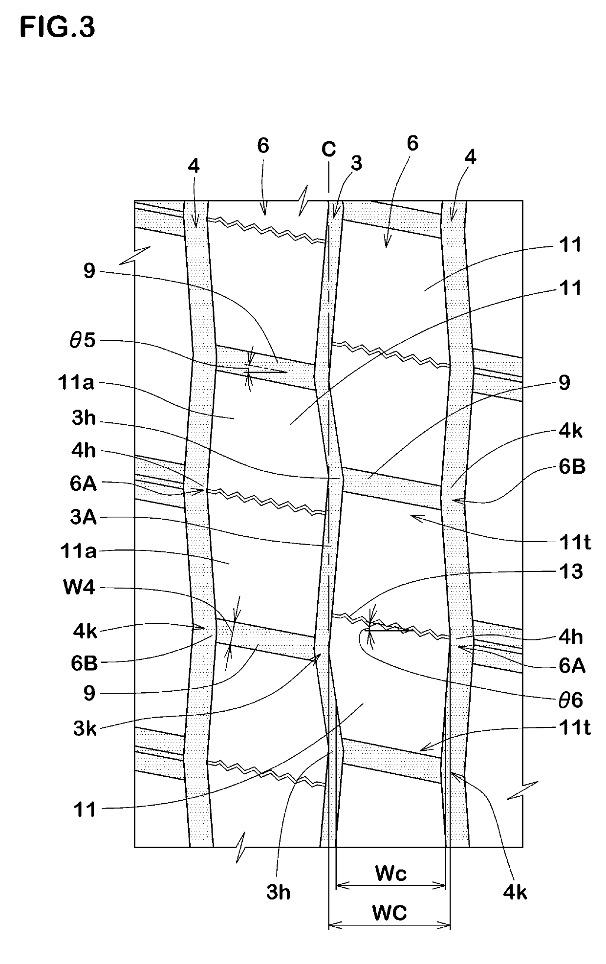 Heavy duty pneumatic tire