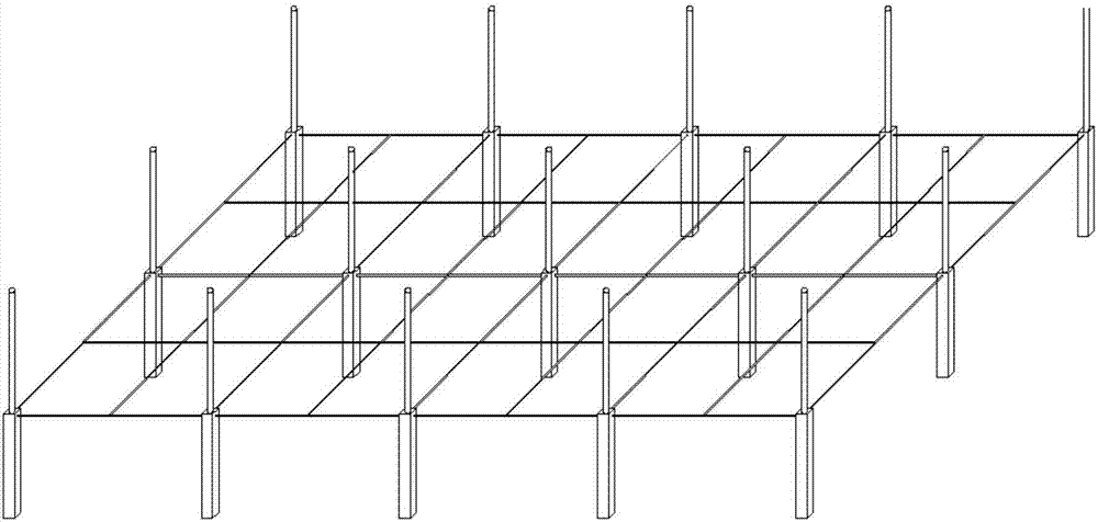 Planting frame for kiwifruit orchard