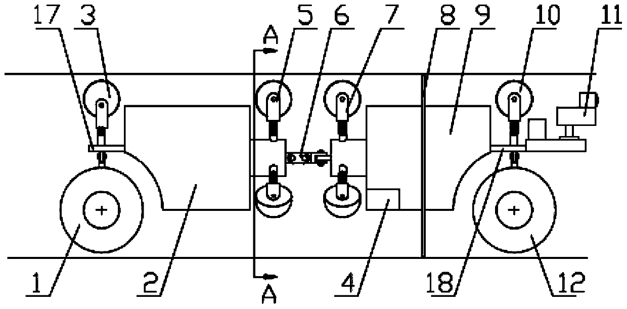 Visual detection system of bimetal composite pipe