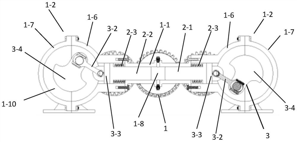 Variable displacement opposed plunger pump and variable displacement calculation method thereof