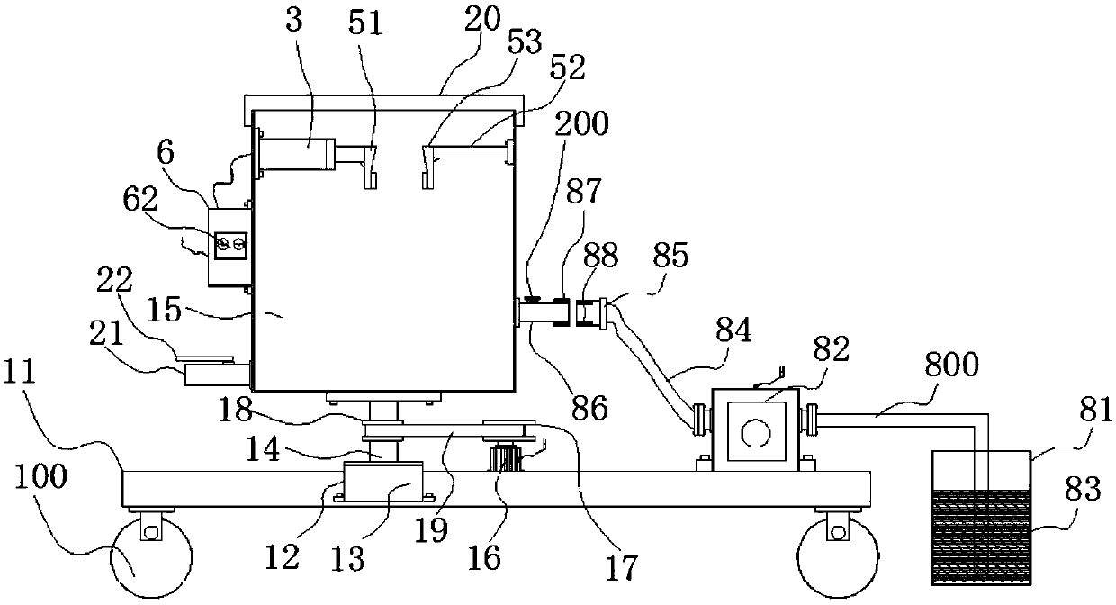 Automatic recycling device of waste lead storage battery electrolyte