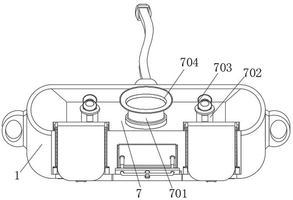 Segmented mobile phone data line connection device