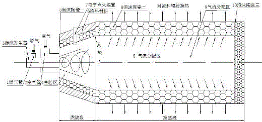 A Cylindrical Radiant Porous Media Heater with Diffusion Combustion in a Cavity