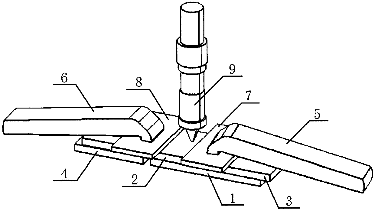 Laser swing welding method for lap joint structure of thermoplastic composite material and aluminum alloy