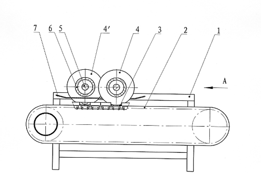 Squid ring cutting machine