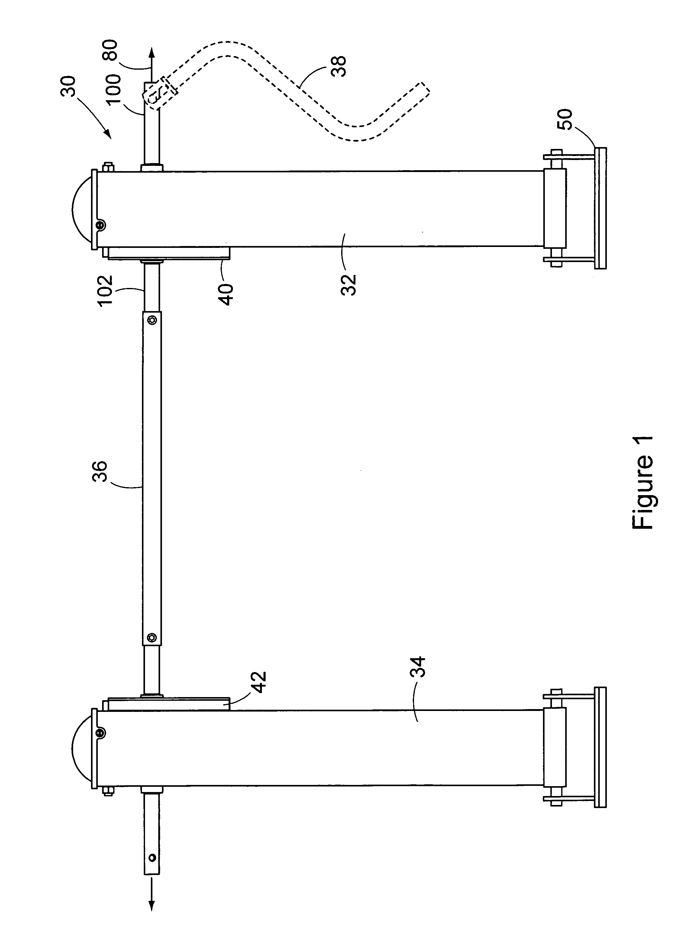 Landing gear assembly for a trailer