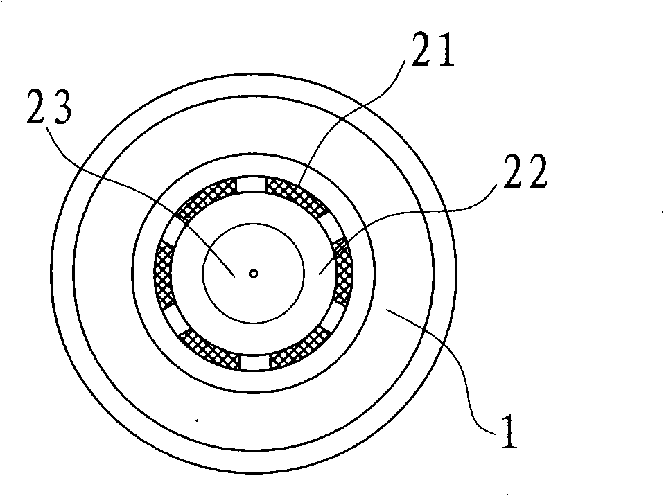 Screw counter bore structure of plastic part