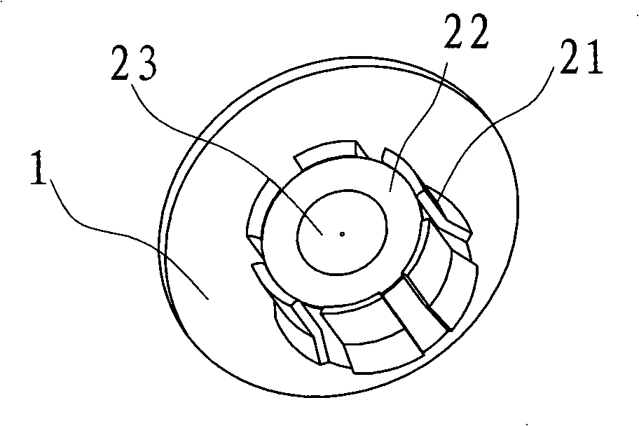 Screw counter bore structure of plastic part